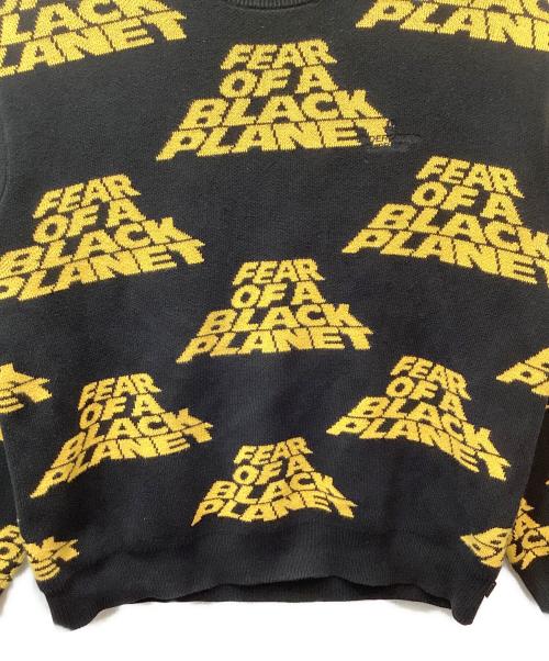 UNDERCOVER（アンダーカバー）UNDERCOVER (アンダーカバー) Supreme (シュプリーム) Public Enemy Sweater（パブリックエネミーセーター） イエロー×ブラック サイズ:Sの古着・服飾アイテム