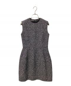 中古・古着通販】YOKO CHAN (ヨーコチャン) ドット柄フリンジツイード