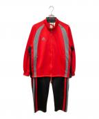 adidasアディダス）の古着「セットアップジャージ」｜レッド