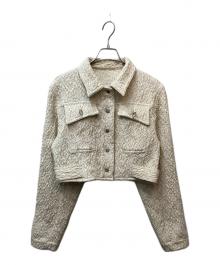 MAISON SPECIAL（メゾンスペシャル）の古着「ショート丈ジャケット」｜アイボリー