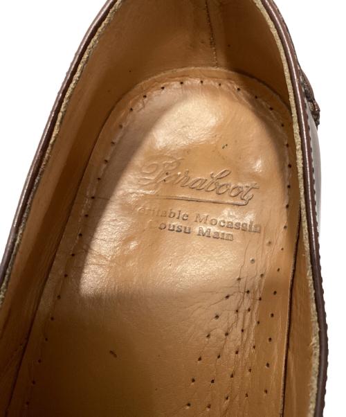 PARABOOT（パラブーツ）PARABOOT (パラブーツ) 3ホール外羽根シューズ ブラウン サイズ:８1/2の古着・服飾アイテム