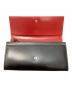 中古・古着 Vivienne Westwood (ヴィヴィアンウエストウッド) シンプル タイニーオーブ ウォレット レッド×ブラック：18000円