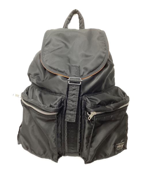 PORTER（ポーター）PORTER (ポーター) TANKER RUCKSACK ブラックの古着・服飾アイテム