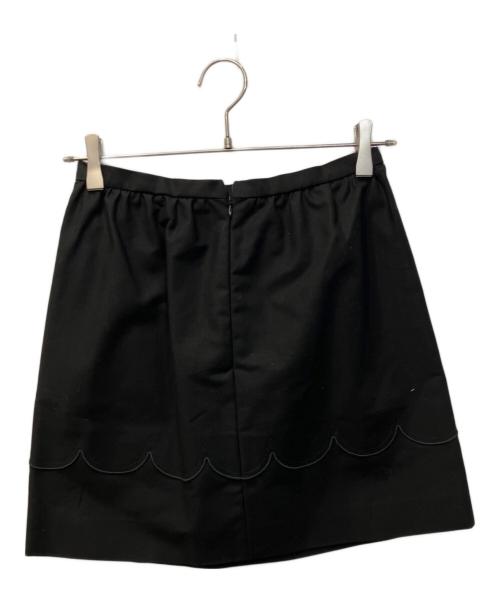 RED VALENTINO（レッドヴァレンティノ）RED VALENTINO (レッドヴァレンティノ) Aラインスカート ブラック サイズ:38の古着・服飾アイテム