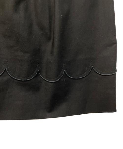 RED VALENTINO（レッドヴァレンティノ）RED VALENTINO (レッドヴァレンティノ) Aラインスカート ブラック サイズ:38の古着・服飾アイテム
