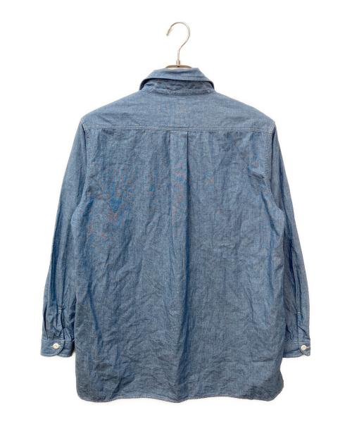 DANTON（ダントン）DANTON (ダントン) 丸襟プルオーバーシャツ インディゴ サイズ:36の古着・服飾アイテム