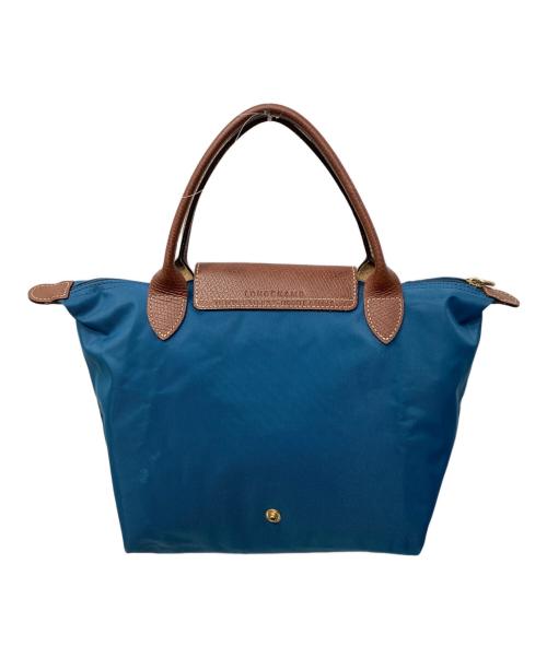 LONGCHAMP（ロンシャン）LONGCHAMP (ロンシャン) ルプリアージュハンドバッグ ブルーの古着・服飾アイテム