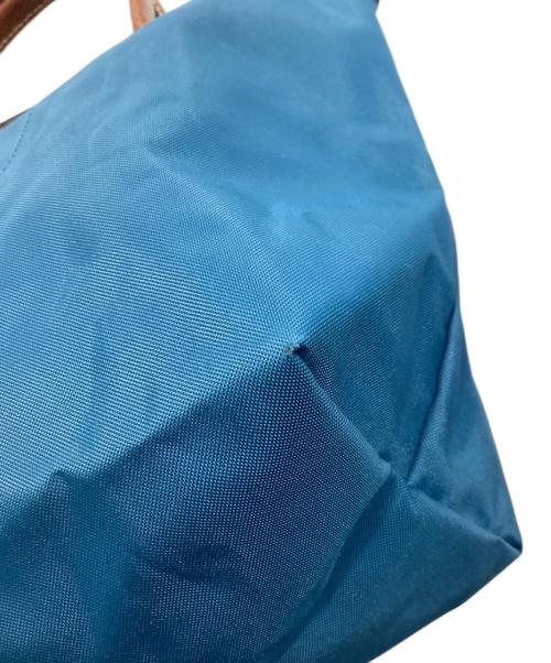 LONGCHAMP（ロンシャン）LONGCHAMP (ロンシャン) ルプリアージュハンドバッグ ブルーの古着・服飾アイテム