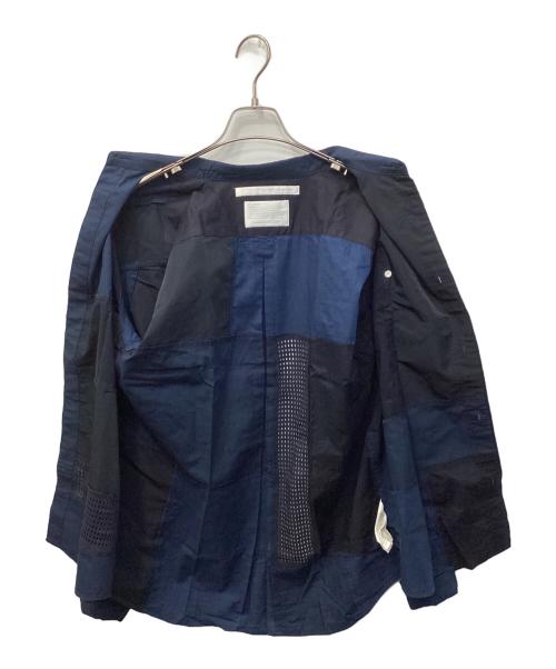 WHITE MOUNTAINEERING（ホワイトマウンテ二アニング）WHITE MOUNTAINEERING (ホワイトマウンテ二アニング) FRANKEN SHIRT/フランケンシャツ ネイビー サイズ:3の古着・服飾アイテム