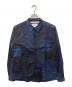 WHITE MOUNTAINEERING（ホワイトマウンテ二アニング）の古着「FRANKEN SHIRT/フランケンシャツ」｜ネイビー