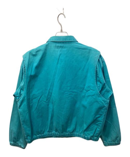POLO RALPH LAUREN（ポロ・ラルフローレン）POLO RALPH LAUREN (ポロ・ラルフローレン) 90s三角タグ スイングトップ ターコイズ サイズ:Lの古着・服飾アイテム