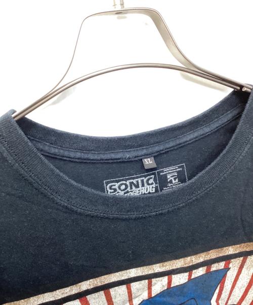 SONIC THE HEDGEHOG（ソニックザヘッジホッグ）SONIC THE HEDGEHOG (ソニックザヘッジホッグ) プリントTシャツ ブラック サイズ:XLの古着・服飾アイテム