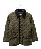 Traditional Weatherwearトラディショナルウェザーウェア）の古着「WAVERLY キルティングジャケット」｜カーキ