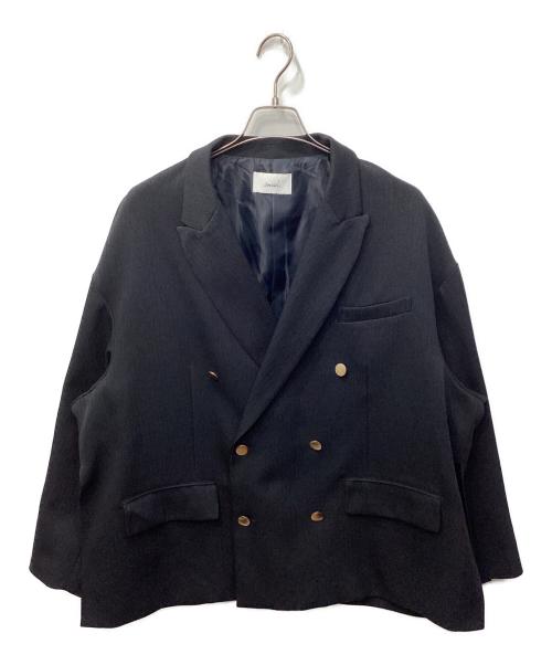 soerte（ソエルテ）soerte (ソエルテ) オーバーサイズ6ボタンアソートブレザー ネイビー サイズ:2の古着・服飾アイテム