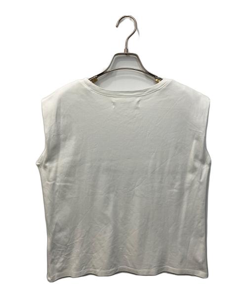 HER LIP TO（ハーリップトゥ）Her lip to (ハーリップトゥ) Everyday French Sleeve Tee/エブリデイフレンチスリーブティー ホワイト サイズ:FREEの古着・服飾アイテム