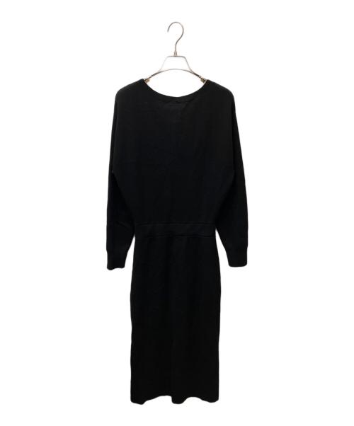 HER LIP TO（ハーリップトゥ）Her lip to (ハーリップトゥ) Simone Knit Long Dress　「シモーネ ニット ロング ドレス」 ブラック サイズ:Sの古着・服飾アイテム