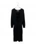 Her lip to（ハーリップトゥ）の古着「Simone Knit Long Dress　「シモーネ ニット ロング ドレス」」｜ブラック