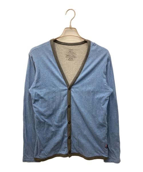 Patagonia（パタゴニア）Patagonia (パタゴニア) デイリー カーディガン グレー×ブルー サイズ:Sの古着・服飾アイテム