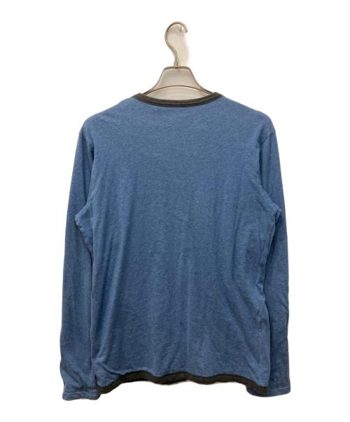 Patagonia（パタゴニア）Patagonia (パタゴニア) デイリー カーディガン グレー×ブルー サイズ:Sの古着・服飾アイテム