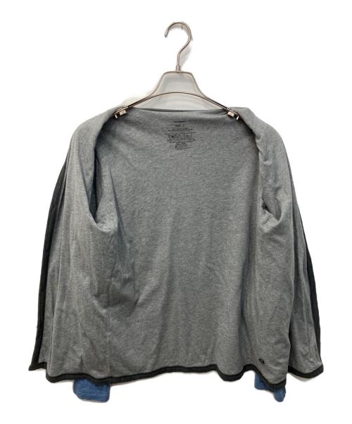 Patagonia（パタゴニア）Patagonia (パタゴニア) デイリー カーディガン グレー×ブルー サイズ:Sの古着・服飾アイテム