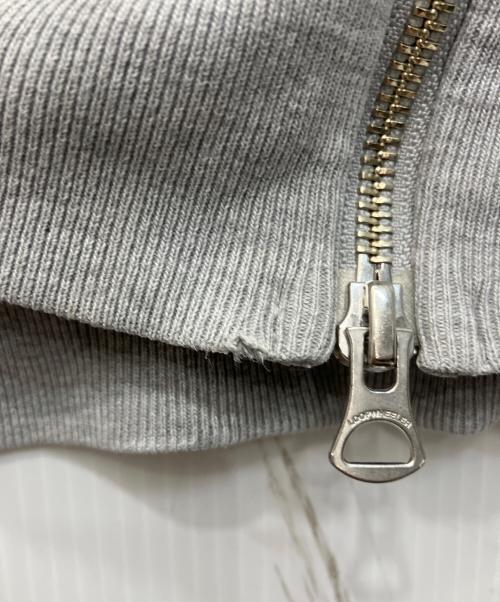 LOOPWHEELER（ループウィラー）LOOPWHEELER (ループウィラー) ダメージダブルジップパーカー グレー サイズ:Mの古着・服飾アイテム
