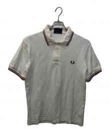 FRED PERRY（フレッドペリー）の古着「鹿の子ポロシャツ」｜ホワイト