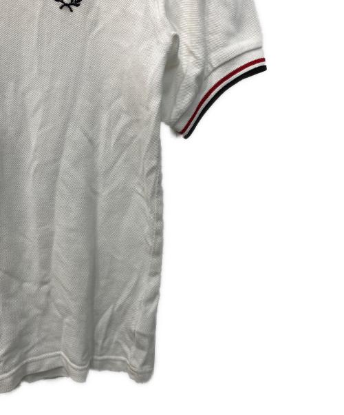 FRED PERRY（フレッドペリー）FRED PERRY (フレッドペリー) 鹿の子ポロシャツ ホワイト サイズ:38の古着・服飾アイテム