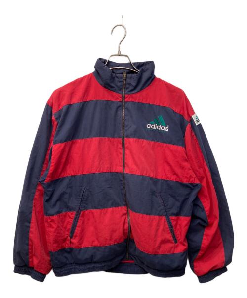 adidas（アディダス）adidas (アディダス) 90's ジップジャケット ネイビー×レッド サイズ:表記なしの古着・服飾アイテム