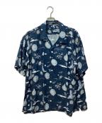 DANダン）の古着「Space Aloha Shirt」｜ブルー