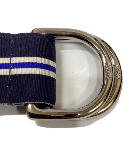 POLO RALPH LAUREN（ポロ・ラルフローレン）POLO RALPH LAUREN (ポロ・ラルフローレン) ダブルリングベルト ブルーの古着・服飾アイテム