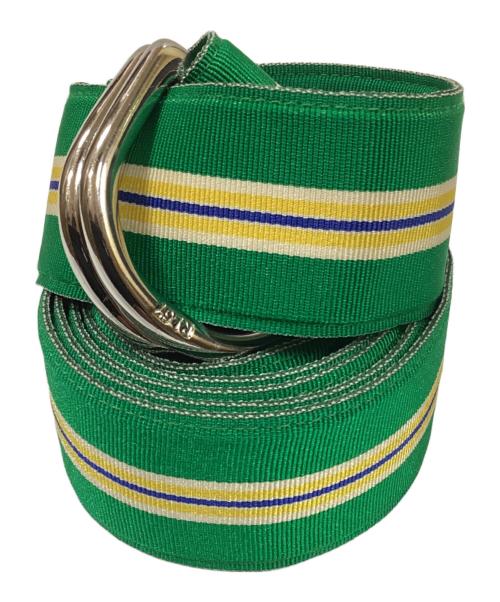 POLO RALPH LAUREN（ポロ・ラルフローレン）POLO RALPH LAUREN (ポロ・ラルフローレン) ダブルリングベルト グリーンの古着・服飾アイテム