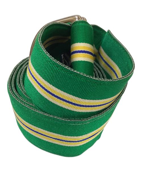 POLO RALPH LAUREN（ポロ・ラルフローレン）POLO RALPH LAUREN (ポロ・ラルフローレン) ダブルリングベルト グリーンの古着・服飾アイテム