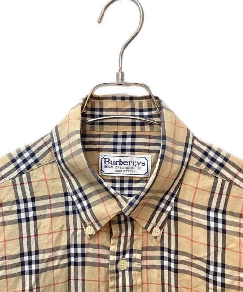 Burberry's（バーバリーズ）Burberry's (バーバリーズ) ノバチェックシャツ ベージュ サイズ:Mの古着・服飾アイテム