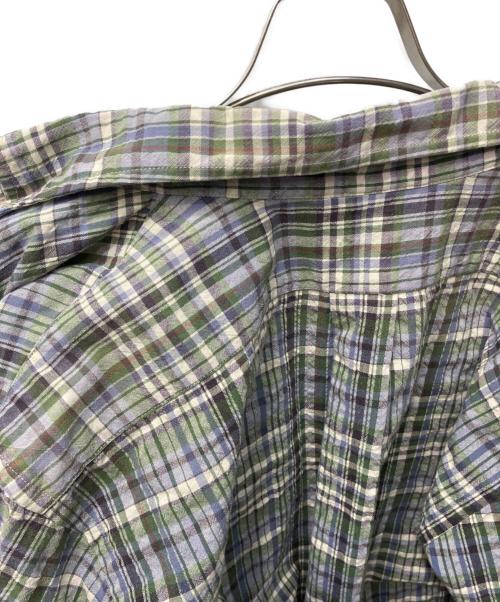 CHAPS RALPH LAUREN（チャップス ラルフローレン）CHAPS RALPH LAUREN (チャップス ラルフローレン) チェックSSシャツ グリーン×ブルー サイズ:Lの古着・服飾アイテム