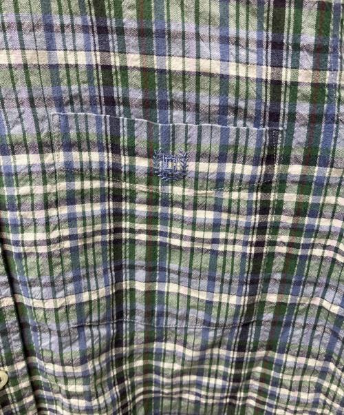 CHAPS RALPH LAUREN（チャップス ラルフローレン）CHAPS RALPH LAUREN (チャップス ラルフローレン) チェックSSシャツ グリーン×ブルー サイズ:Lの古着・服飾アイテム