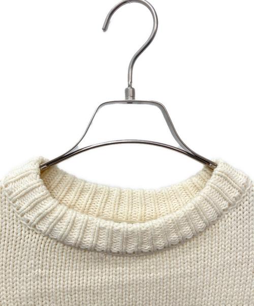 THE TOE（ザ・トゥー）THE TOE (ザ・トゥー) Schloss Dog Knit　(シュロス ドッグ ニット) アイボリー サイズ:Sの古着・服飾アイテム