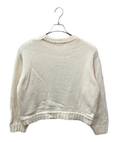 THE TOE（ザ・トゥー）THE TOE (ザ・トゥー) Schloss Dog Knit　(シュロス ドッグ ニット) アイボリー サイズ:Sの古着・服飾アイテム