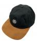 stussy（ステューシー）の古着「切替スウェードキャップ」｜ブラウン×ブラック