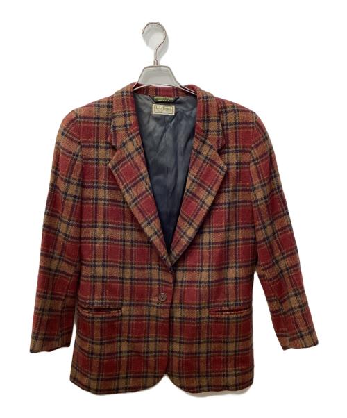 L.L.Bean（エルエルビーン）L.L.Bean (エルエルビーン) ウールテーラードジャケット バーガンディー サイズ:8ｐ　　の古着・服飾アイテム