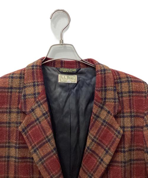 L.L.Bean（エルエルビーン）L.L.Bean (エルエルビーン) ウールテーラードジャケット バーガンディー サイズ:8ｐ　　の古着・服飾アイテム