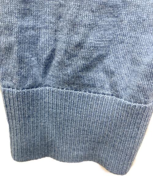 GUCCI（グッチ）GUCCI (グッチ) Vネックニット ブルー サイズ:Mの古着・服飾アイテム