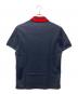 GUCCI (グッチ) LOVED ニットカラーポロシャツ ネイビー サイズ:M：20000円