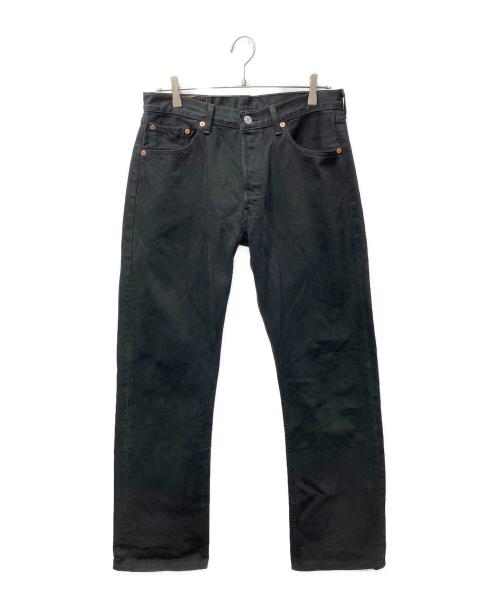LEVI'S（リーバイス）LEVI'S (リーバイス) 501 ブラックデニムパンツ ブラック サイズ:W33の古着・服飾アイテム