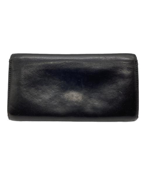 Vivienne Westwood（ヴィヴィアンウエストウッド）Vivienne Westwood (ヴィヴィアンウエストウッド) パンチロゴロングウォレット ブラックの古着・服飾アイテム