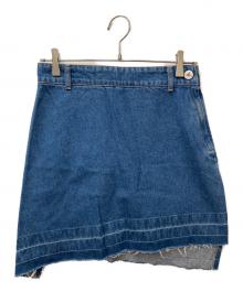 Vivienne Westwood ANGLOMANIA（ヴィヴィアンウエストウッドアングロマニア）の古着「カットオフデニムスカート」｜インディゴ