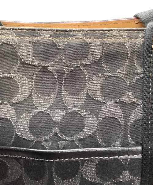 COACH（コーチ）COACH (コーチ) ブラック ラージ スミス トート ブラックの古着・服飾アイテム