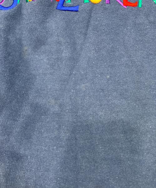 Yves Saint Laurent（イヴサンローラン）Yves Saint Laurent (イヴサンローラン) ロゴ刺繍クルーネックスウェット ネイビー サイズ:XLの古着・服飾アイテム