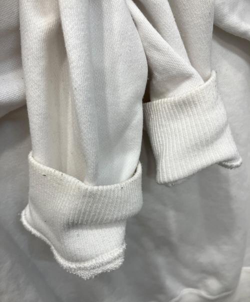 Yves Saint Laurent（イヴサンローラン）Yves Saint Laurent (イヴサンローラン) ロゴ刺繍クルーネックスウェット ホワイト サイズ:Lの古着・服飾アイテム