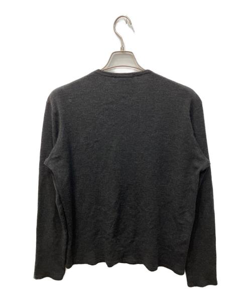 GUCCI（グッチ）GUCCI (グッチ) カシミヤ混ウールクルーネックニット グレー サイズ:Mの古着・服飾アイテム