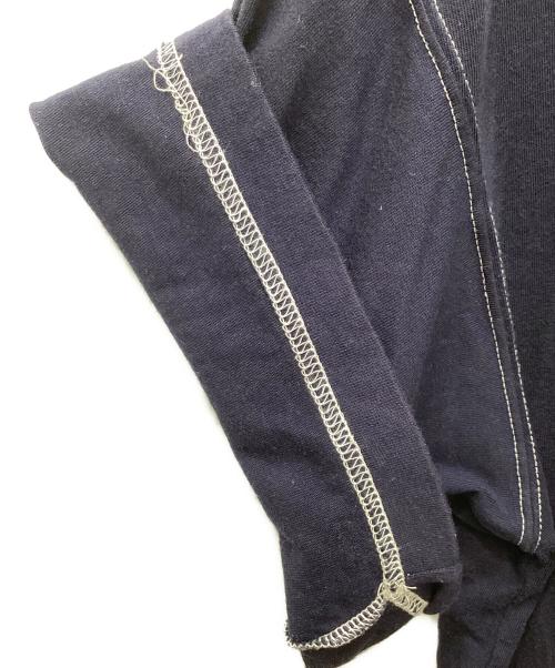 COMME des GARCONS HOMME（コムデギャルソン オム）COMME des GARCONS HOMME (コムデギャルソン オム) 製品染めポロシャツ ネイビー サイズ:採寸参照の古着・服飾アイテム